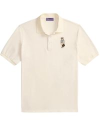 Ralph Lauren - Bear Embroidered Polo Shirt - Lyst