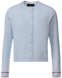 Fabiana Filippi - Contrast-Trim Button-Up Cardigan - Lyst