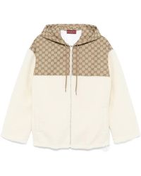Gucci - Gg-Intarsia Fleece Jacket - Lyst