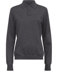 Maison Margiela - Wool Polo Jumper - Lyst