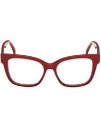 Max Mara - Rectangle-Frame Glasses - Lyst