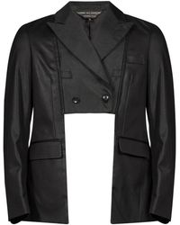 Comme des Garçons - Layered Cut-Out Blazer - Lyst