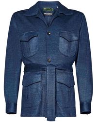 Franzese Collection - Notched-Lapel Four-Pocket Jacket - Lyst