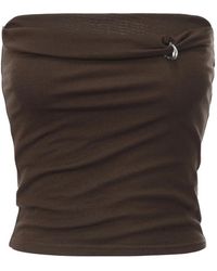 ili node - Helen Ring-Detail Top - Lyst