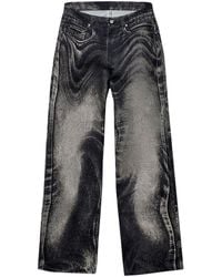 Camper - Jeans Met Abstract Patroon - Lyst