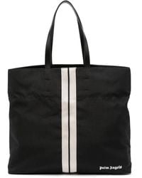 Palm Angels - Track Logo-print Cotton Tote Bag - Lyst