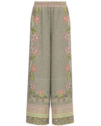 Pierre Louis Mascia - Floral Paisley Palazzo Pants - Lyst