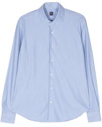 Fedeli - Striped Jersey Shirt - Lyst