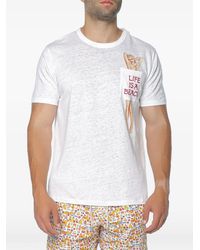 MC2 Saint Barth - Ecstasea Graphic-Print Pocket T-Shirt - Lyst