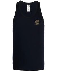 Versace - Logo Print Tank Top - Lyst