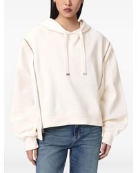AllSaints - Hoodie Zippé À Logo Embossé - Lyst