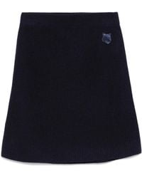 Maison Kitsuné - Bold Fox Head Mini-Rok - Lyst
