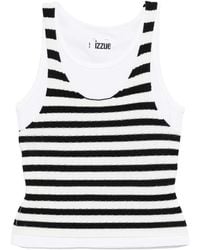 Izzue - Canotta Con Design A Strati - Lyst