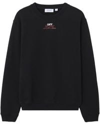Off-White c/o Virgil Abloh - X Ac Milan Sweatshirt - Lyst