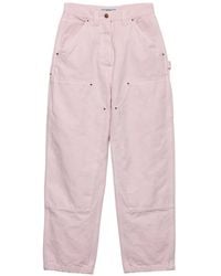 Prada - Logo-Detail Trousers - Lyst