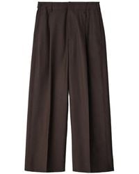 Lemaire - Pleated Wide-Leg Trousers - Lyst