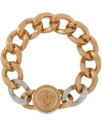 Versace - Chain-link Medusa Detail Bracelet - Lyst