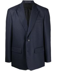 Valentino Garavani - Vltn-Print Single-Breasted Suit Jacket - Lyst