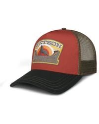 Stetson - Wolf Logo-Patch Mesh-Panel Cap - Lyst