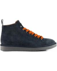 Pànchic - P01 Lace-Up Suede Ankle Boots - Lyst