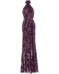 Saiid Kobeisy - Halter-Neck Maxi Dress - Lyst
