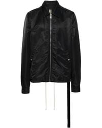 Rick Owens - Giacca-Camicia Con Zip - Lyst