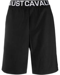 Just Cavalli - Logo-Print Shorts - Lyst