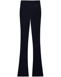 Courreges - Pantalones de canalé Reediton acampanados - Lyst
