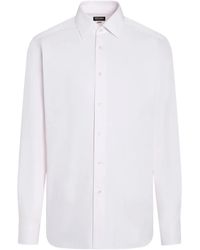 ZEGNA - Centoventimila Cotton Shirt - Lyst