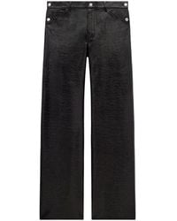 Courreges - Sailor Wide-Leg Vinyl Trousers - Lyst