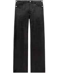 Courreges - Pantaloni Sailor A Gamba Ampia - Lyst