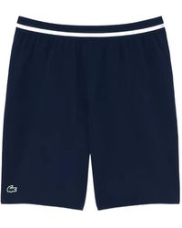 Lacoste - X Novak Djokovic Short De Sport À Taille Élastiquée - Lyst