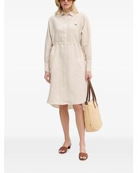 Lacoste - Striped Asymmetric Dress - Lyst