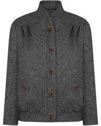 Blazé Milano - Coiba Herringbone Jacket - Lyst