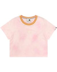 Aape By A Bathing Ape - Ribbed Embroidered T-Shirt - Lyst