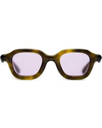 Paloceras - Tortoiseshell-Effect Geometric-Frame Sunglasses - Lyst