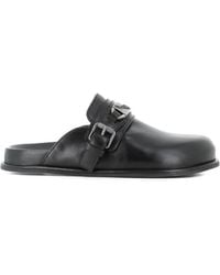 Zadig & Voltaire - Buckled Leather Mules - Lyst