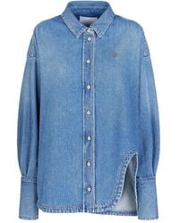 The Attico - Diana Denim Shirt - Lyst