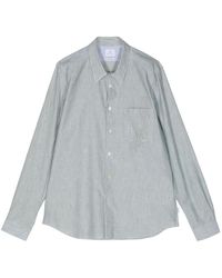 PS by Paul Smith - Striped Cotton-linen Shirt - Lyst
