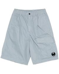 C.P. Company - Micro-Reps Boxy Lens Shorts - Lyst