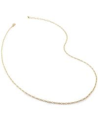 Monica Vinader - 18Kt Vermeil Woven Chain Necklace - Lyst