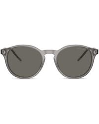 Giorgio Armani - Round-Frame Sunglasses - Lyst