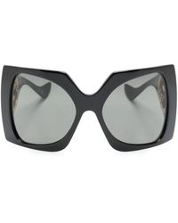 Gucci - Interlocking G Square-Frame Sunglasses - Lyst