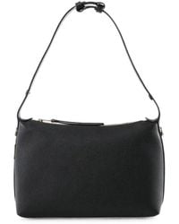 Tory Burch - Petit Sac Porté Épaule En Cuir Grainé À Plaque Logo Mellow - Lyst