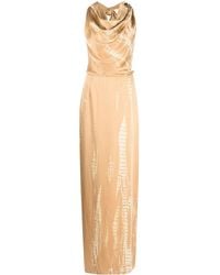 Voz - Convertible Silk Maxi Dress - Lyst