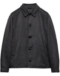 Prada - Cashmere Blouson Jacket - Lyst