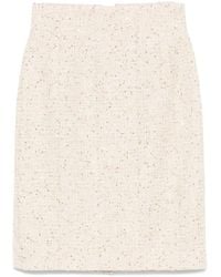 Tagliatore - Tweed Mini-Rok - Lyst