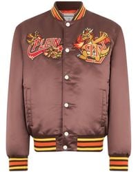 Philipp Plein - Plein Dragon Stones Satin Bomber Jacket - Lyst
