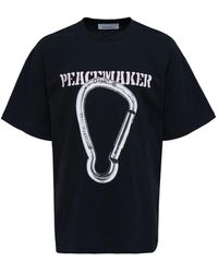 Peacemaker Oamc - Carabinier-Print Short-Sleeves T-Shirt - Lyst