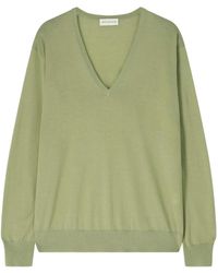 Dries Van Noten - V-Neck Merino-Wool Sweater - Lyst